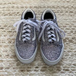 Never worn Glitter Vans Size 7.5